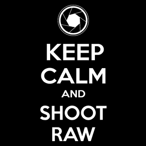 Keep Calm And Shoot Raw - Torba Na Zakupy Czarna
