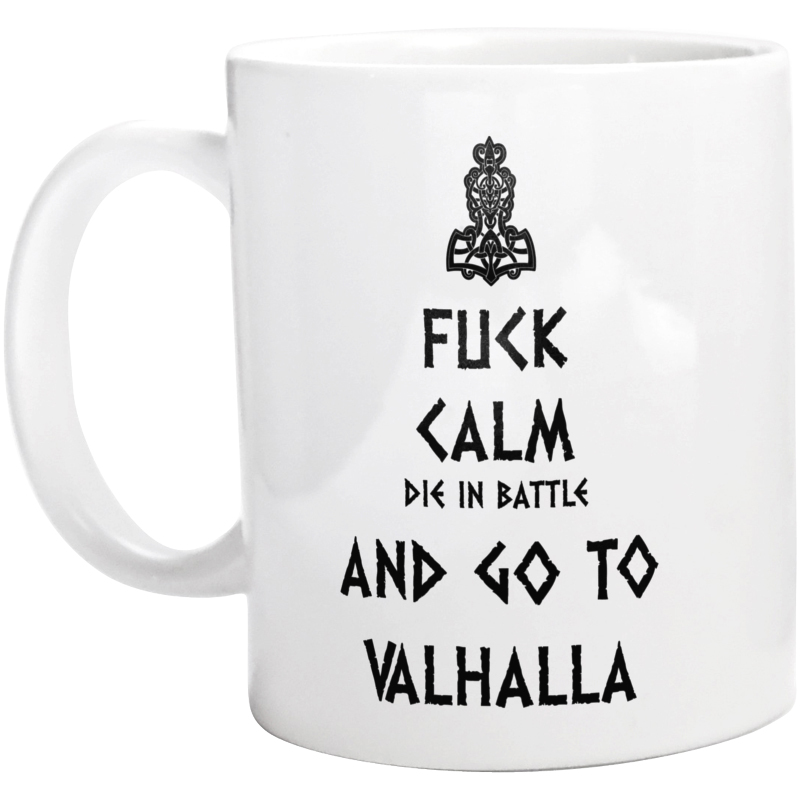 Keep Calm Viking Valhalla - Kubek Biały
