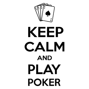 Keep Calm and Play Poker - Kubek Biały