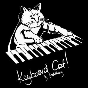 Keyboard Cat - Torba Na Zakupy Czarna