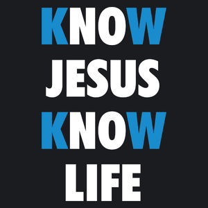 Know Jesus Know Life - Damska Koszulka Czarna