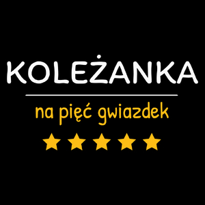 Koleżanka Na 5 Gwiazdek - Torba Na Zakupy Czarna