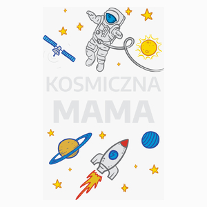 Kosmiczna Mama - Poduszka Biała