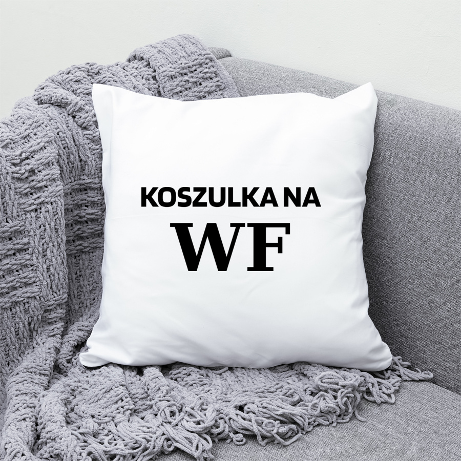 Koszulka na WF - Poduszka Biała