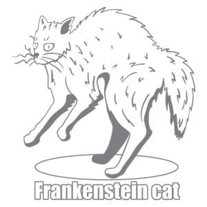 Kot Frankensteina - Kubek Biały