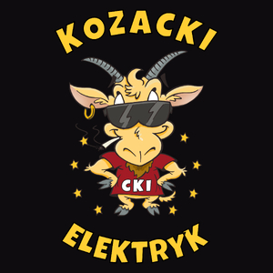 Kozacki Elektryk - Męska Bluza Czarna