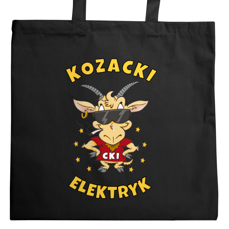 Kozacki Elektryk - Torba Na Zakupy Czarna
