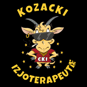 Kozacki Fizjoterapeuta - Torba Na Zakupy Czarna