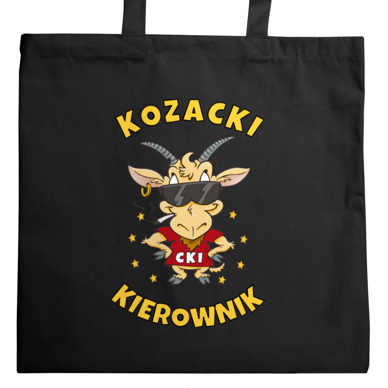 Kozacki Kierownik - Torba Na Zakupy Czarna