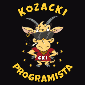 Kozacki Programista - Męska Bluza Czarna