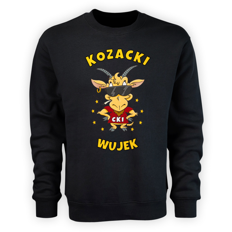 Kozacki Wujek - Męska Bluza Czarna