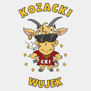 Kozacki Wujek - Męska Koszulka Biała