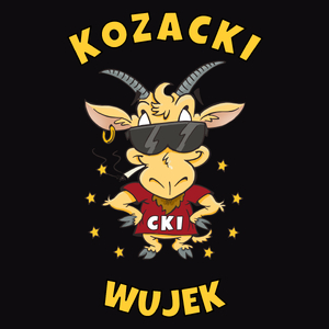 Kozacki Wujek - Męska Koszulka Czarna