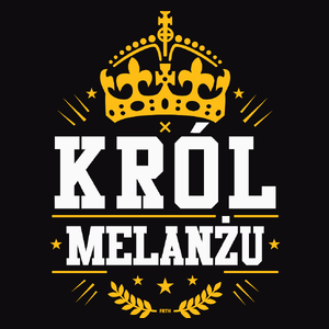 Król Melanżu - Męska Koszulka Czarna