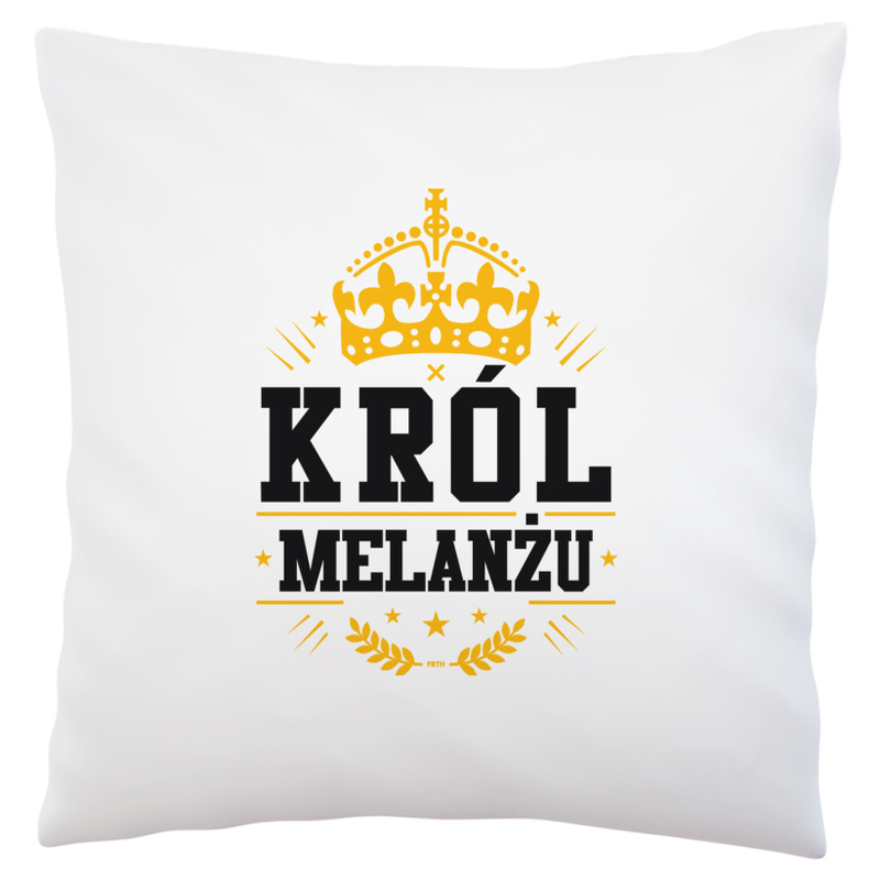 Król Melanżu - Poduszka Biała