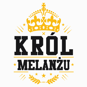 Król Melanżu - Poduszka Biała