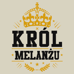 Król Melanżu - Torba Na Zakupy Natural