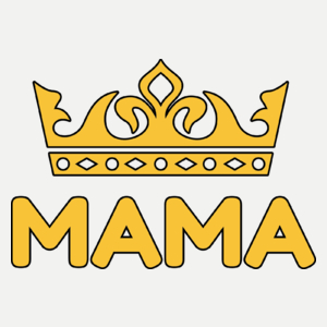 Królowa Mama - Damska Koszulka Biała