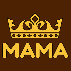 Królowa Mama - Damska Koszulka Czekoladowa