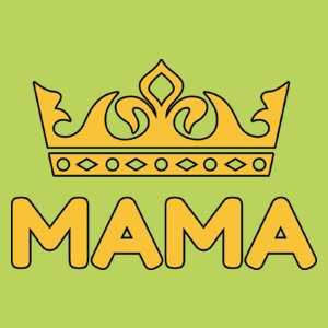 Królowa Mama - Damska Koszulka Jasno Zielona