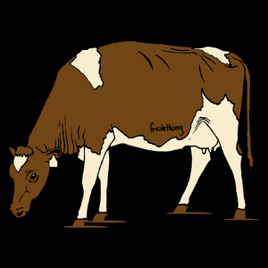 Krowa - Torba Na Zakupy Czarna