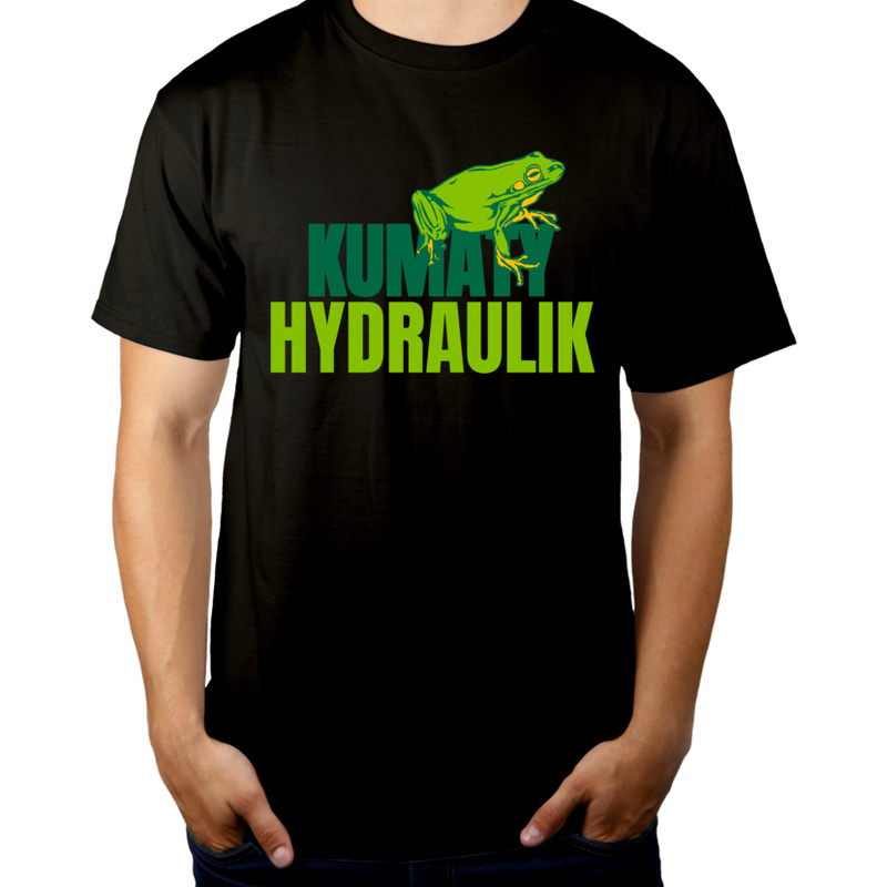 Kumaty Hydraulik - Męska Koszulka Czarna