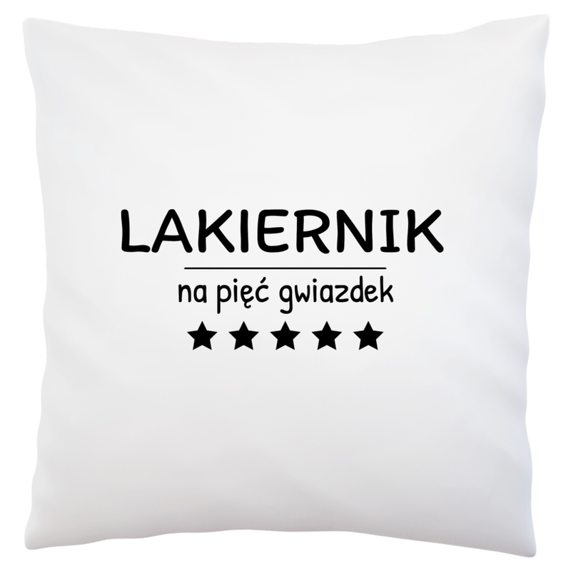 Lakiernik Na 5 Gwiazdek - Poduszka Biała