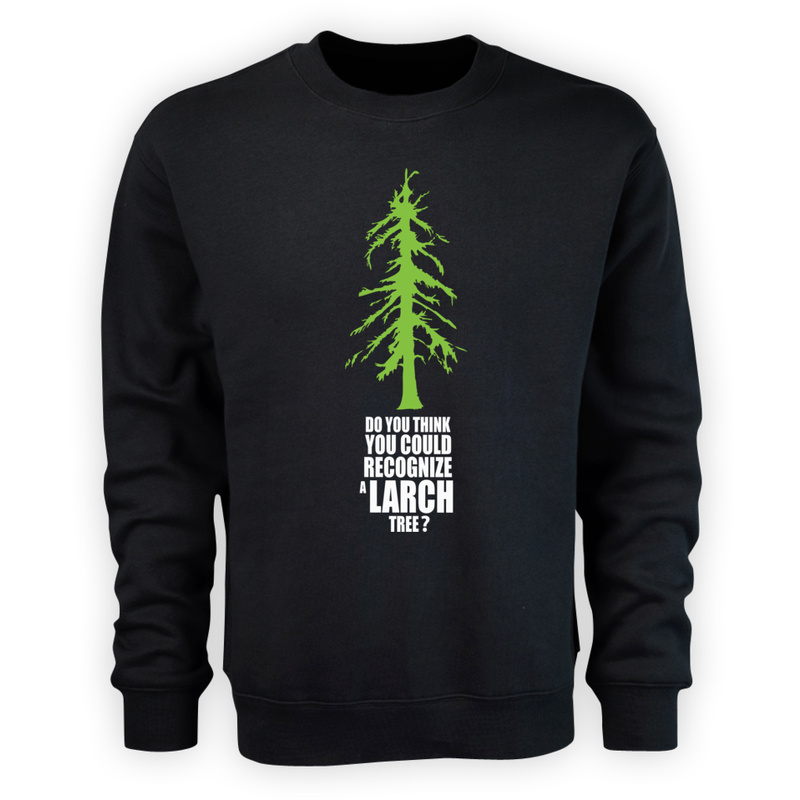 Larch Tree - Męska Bluza Czarna