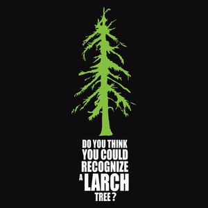 Larch Tree - Męska Bluza z kapturem Czarna