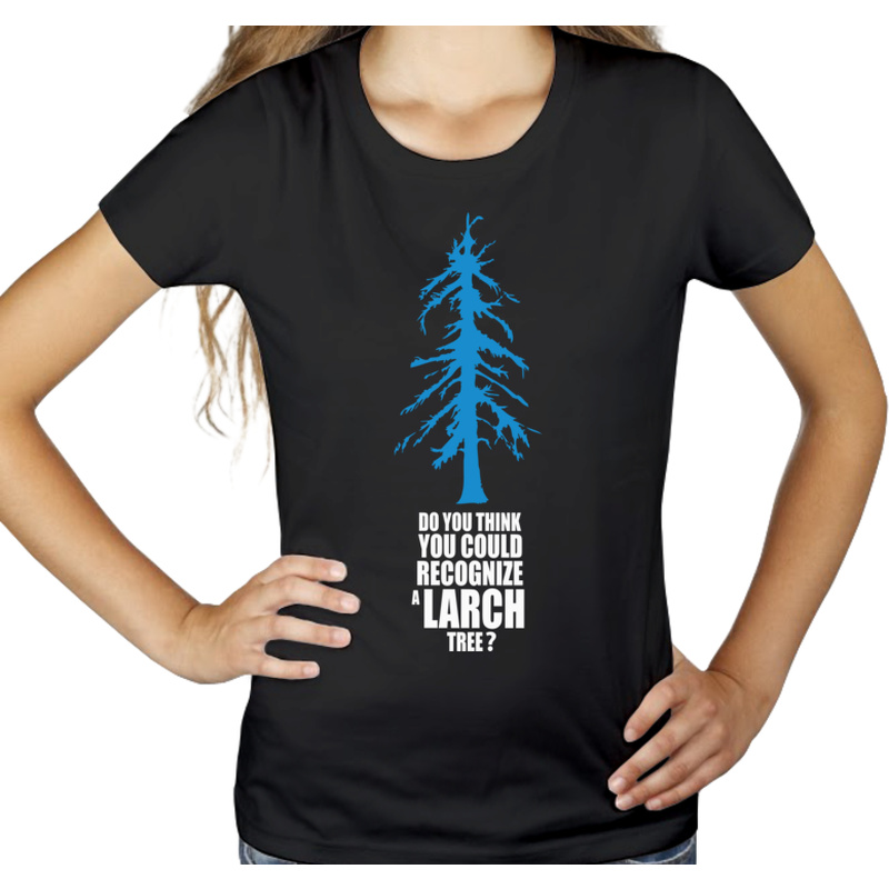 Larch Tree - Damska Koszulka Czarna