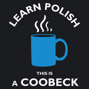 Learn Polish Coobeck - Damska Koszulka Czarna