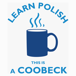 Learn Polish Coobeck - Poduszka Biała