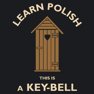 Learn Polish Keybell - Damska Koszulka Czarna