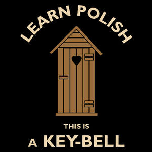 Learn Polish Keybell - Torba Na Zakupy Czarna