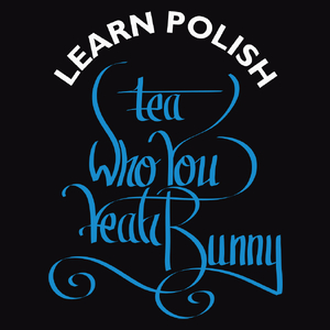Learn Polish Tea Who You - Męska Koszulka Czarna