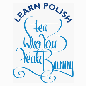 Learn Polish Tea Who You - Poduszka Biała