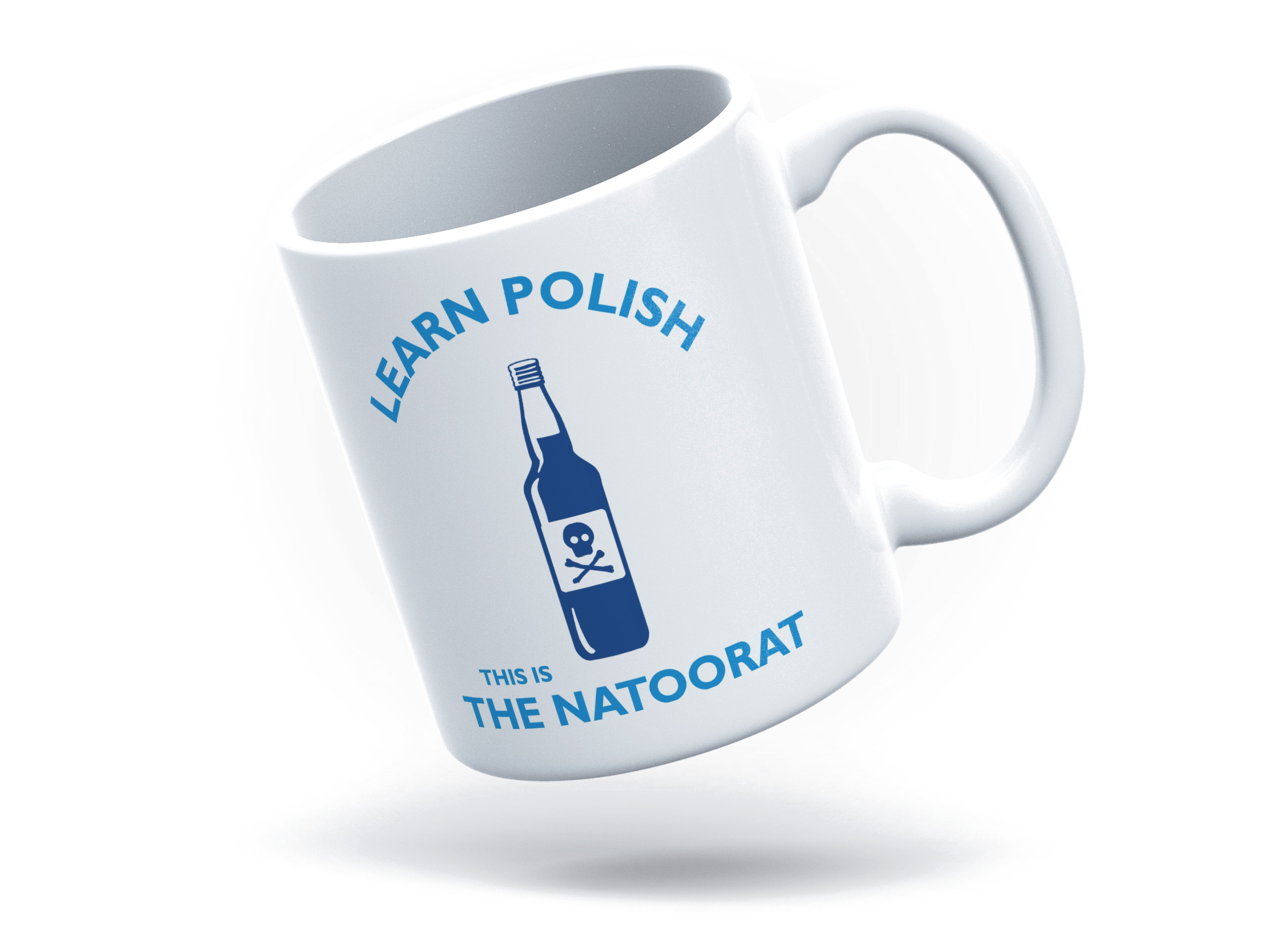 Learn Polish The Natoorat - Kubek Biały