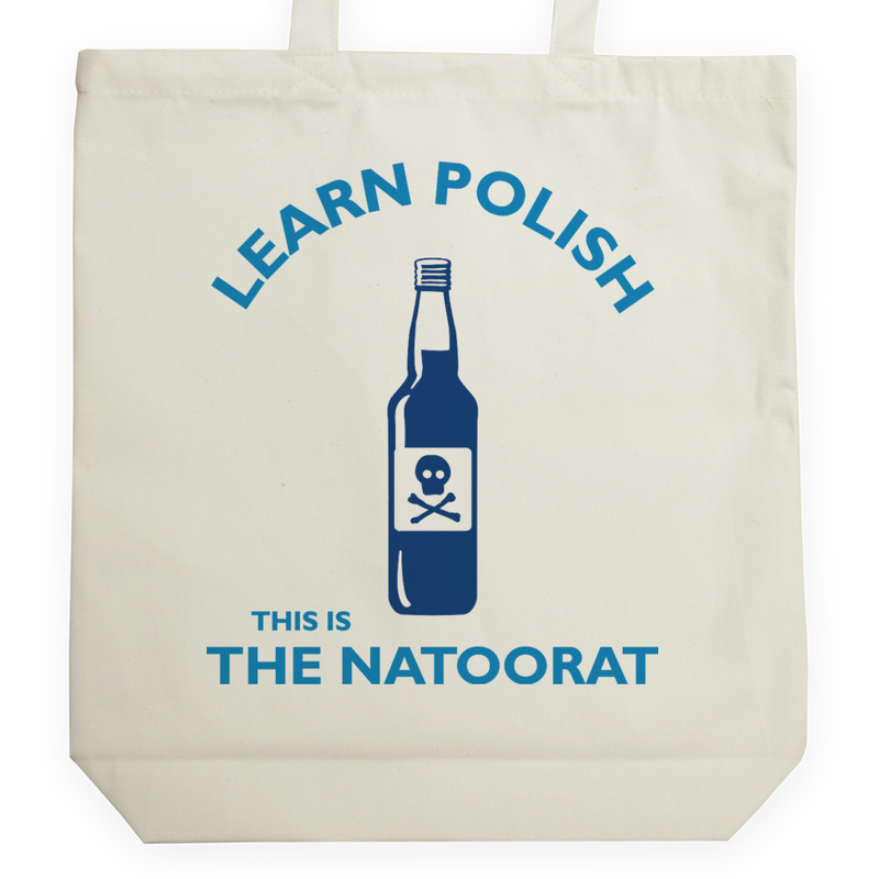 Learn Polish The Natoorat - Torba Na Zakupy Natural