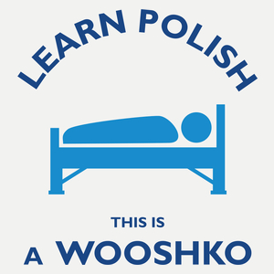 Learn Polish Wooshko - Damska Koszulka Biała