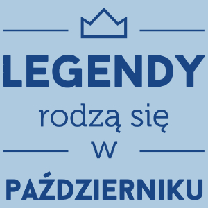 Legendy Rodzą Się w Październiku - Męska Koszulka Błękitna