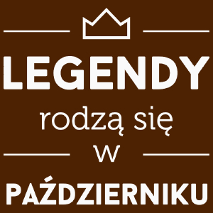 Legendy Rodzą Się w Październiku - Damska Koszulka Czekoladowa