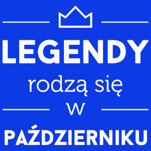Legendy Rodzą Się w Październiku - Damska Koszulka Niebieska