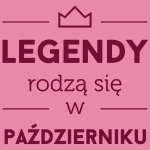 Legendy Rodzą Się w Październiku - Damska Koszulka Różowa