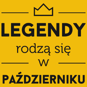 Legendy Rodzą Się w Październiku - Damska Koszulka Żółta