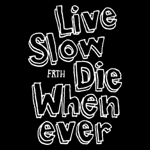 Live Slow Die Whenever - Torba Na Zakupy Czarna