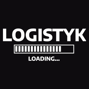 Logistyk Loading - Męska Bluza z kapturem Czarna