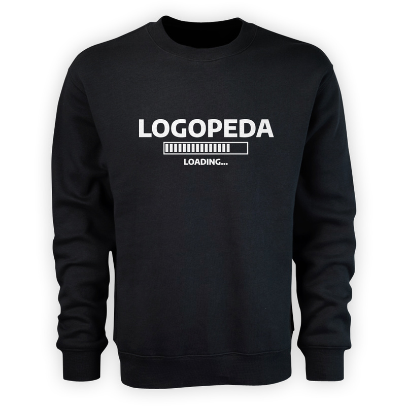 Logopeda Loading - Męska Bluza Czarna