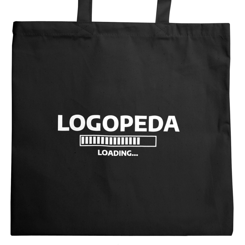 Logopeda Loading - Torba Na Zakupy Czarna
