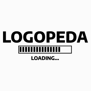 Logopeda Loading - Poduszka Biała