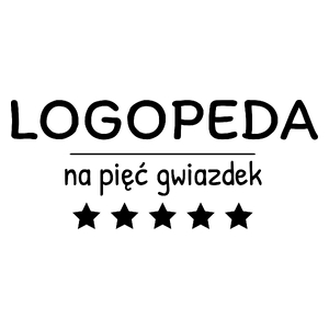 Logopeda Na 5 Gwiazdek - Kubek Biały